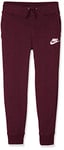 Nike G NSW Pant PE Un Pantalon Fille, Bordeaux/HTR/Pink Foam, FR : XS (Taille Fabricant : XS)