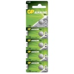 GP Alkaline Cell Battery  Size LR44/A76  1.5V  5-pack