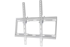 ProperAV White TV Wall Bracket Ultra Slim for 32'' 37" 40" 42" 43" 46" 50" 55'' Tilt 14° VESA Max 400x400