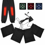 Electric Heating Pads Warming Heated Clothes Vest Jacket Pads Heater Sheet USB