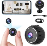 Mini Caméra Espion Hd 1080P - Portable - Petite Caméra De Nounou Hd Avec Vision Nocturne Et Détection De Mouvement - Batterie Intégrée - Caméra De Sécurité Cachée Pour