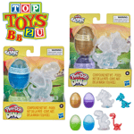 Play-Doh Slime Hydro Glitz Dino Crew Triceratops and Brontosaurus - Twin Pack