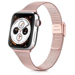 YLK Métal Bracelets Compatible avec Apple Watch 38mm 40mm 41mm 42mm 44mm 45mm 46mm 49mm, Acier Inoxydable en Métal Compatible pour iWatch Series 10 9 8 7 6 5 4 3 2 1 SE/SE2/Ultra/Ultra 2