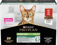 Kattmat Purina Pro Plan Sterilised Beef 10x85g