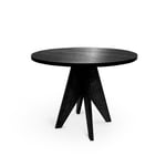 Friends & Founders - Pose Table Round 140 Black Oak - Spisebord - Ida Linea Hildebrand - Svart - Tre