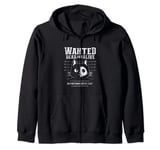Schrödinger's Cat Wanted Dead And Alive Physics Physicist Zip Hoodie