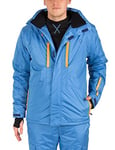 Gregster 11350 Veste de Ski Homme, Bleu Clair, FR : XL (Taille Fabricant : XL)