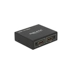 Delock HDMI Splitter 1 x HDMI in > 2 x HDMI out 4K - Répartiteur vidéo/audio - 2 x HDMI - de bureau