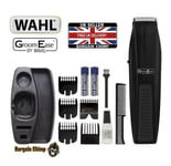 LOOK! WAHL Groom Ease  Rechargeable All-In-One Grooming TRIMMER Kit - 11 piece