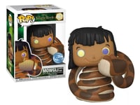 Figurine - Pop! Disney - Le Livre de la Jungle - Mowgli avec Kaa - N° 987 - Funk