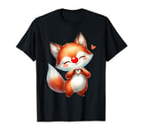 Red Nose Fox 2024 Love Heart Kids T-Shirt