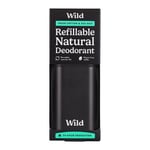 Wild WILD Black Case Fresh Cotton & Sea Salt Deodorant Starter Pack