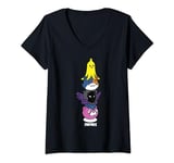 Womens Fortnite Character Totem V-Neck T-Shirt