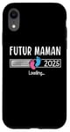 Coque pour iPhone XR Annonce Grossesse Maman 2025 Cadeau Futur Maman 2025 Annonce