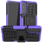 Samsung Galaxy S21 FE 5G      Heavy Duty Case    Purple