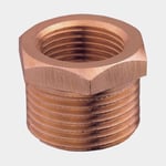 Guidi Förminskningsnippel Bushing, brons, 3/4" G (BSP) (invändig) till 1" (utvändig)