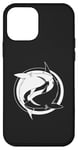 Coque pour iPhone 12 mini Requin blanc Yin Yang