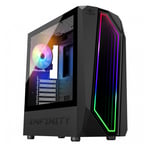 Boitier PC Moyen Tour ATX Spirit of Gamer Infinity RGB avec panneaux vitrés - Noir