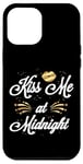 iPhone 12 Pro Max Happy New Year's Eve NYE 2022 Party Kiss Case