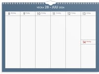 Väggkalender Veckoplan A3 24/25