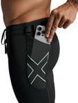 2XU Aero Mesh Compression Shorts M Löparshorts Black/Silver Reflective, M