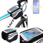 For HTC Wildfire E Plus bike frame bag bicycle mount smartphone holder top tube 