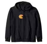 Pizza Man-Eater - Pizza Chases People Zip Hoodie