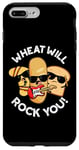 Coque pour iPhone 7 Plus/8 Plus Wheat Will Rock You Funny Food Jeu de mots