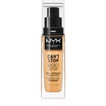 NYX Professional Makeup Can't Stop Won't Stop Full Coverage Foundation Foundation med fuld dækning Skygge 12 Classic Tan 30 ml