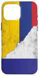 Coque pour iPhone 16 Pro Max Drapeaux France et Colombie - Français colombien