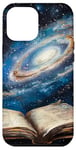 iPhone 14 Plus Book Galaxy Star Stars Pattern Print Case