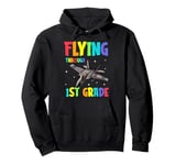 Flying Through 1st Grade Fighter Jet Back To School Pullover Hoodie