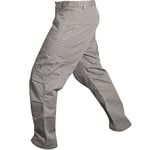 Vertx Phantom OPS Mens Tactical Pants Cargo Utility with Pockets, Lightweight Casual Outdoor Water-Resistant Work-Wear, EDC Gear Tactical Operations Pant, Relaxed-Fit, Khaki, 40x36