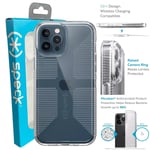 Genuine Official Speck iPhone (12 PRO MAX) Clear Case MagSafe Shockproof Cover