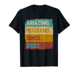 2nd Year Wedding Anniversary Epic Amazing Husband Since 2022 T-Shirt