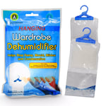 30PK HANGING WARDROBE DEHUMIDIFIER BAGS CONDENSATION MOULD MILDEW DAMP XMAS GIFT