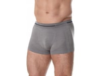 Brubeck Bx10430 Men's Boxer Shorts Comfort Wool Dark Gray Xl