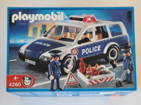 PLAYMOBIL Voiture de police et patrouille réf 4260 dès 4 ans