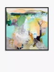 John Lewis Natasha Barnes 'Homeward Bound' Abstract Framed Canvas Print, 104 x 104cm, Green/Multi