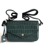 RADLEY Eltham Mews-Faux Croc Green Leather Small Crossbody Bag - New - RRP £179