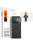 Spigen Glass tR EZ Fit Optik 2 Pack for Google Pixel 9 - Crystal Clear