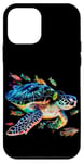 Coque pour iPhone 12 mini Motif Tortue De Mer Safari Amoureux Des Animaux Tortue