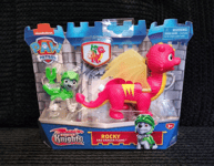 Paw Patrol Rescue Knights Rocky & Dragon Flame BNIB