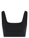 Tipped Tommy Bra, Square-Neck Lingerie Bras & Tops Sports Bras - All Black Girlfriend Collective