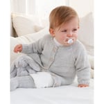 Little Pearl Cardigan by DROPS Design - Baby Jakke Strikkeoppskrift st - 3/4 Ã¥r