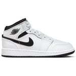 Baskets montantes Nike  NIKE AIR JORDAN 1 MID BLANC NOIR