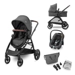 **Maxi Cosi Zelia S Pushchair Trio in Grey -  From Birth-22kg New**