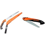 Stihl PR 33 Scie d'élagage Orange 0000 881 8702 & PR 16 Scie Pliante Noir/Orange