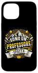 Coque pour iPhone 15 Sono Un Professore - Idee Regalo Uomo Compleanno Professore