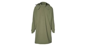 Poncho de pluie basil mosse velo unisexe vert